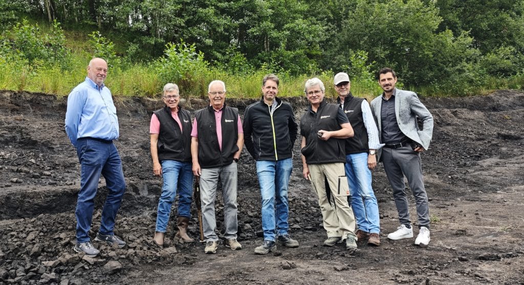 Besuch vom LBEG Niedersachsen 1 Besuch Herrn Pierau GEOZENTRUM FossilienGrube