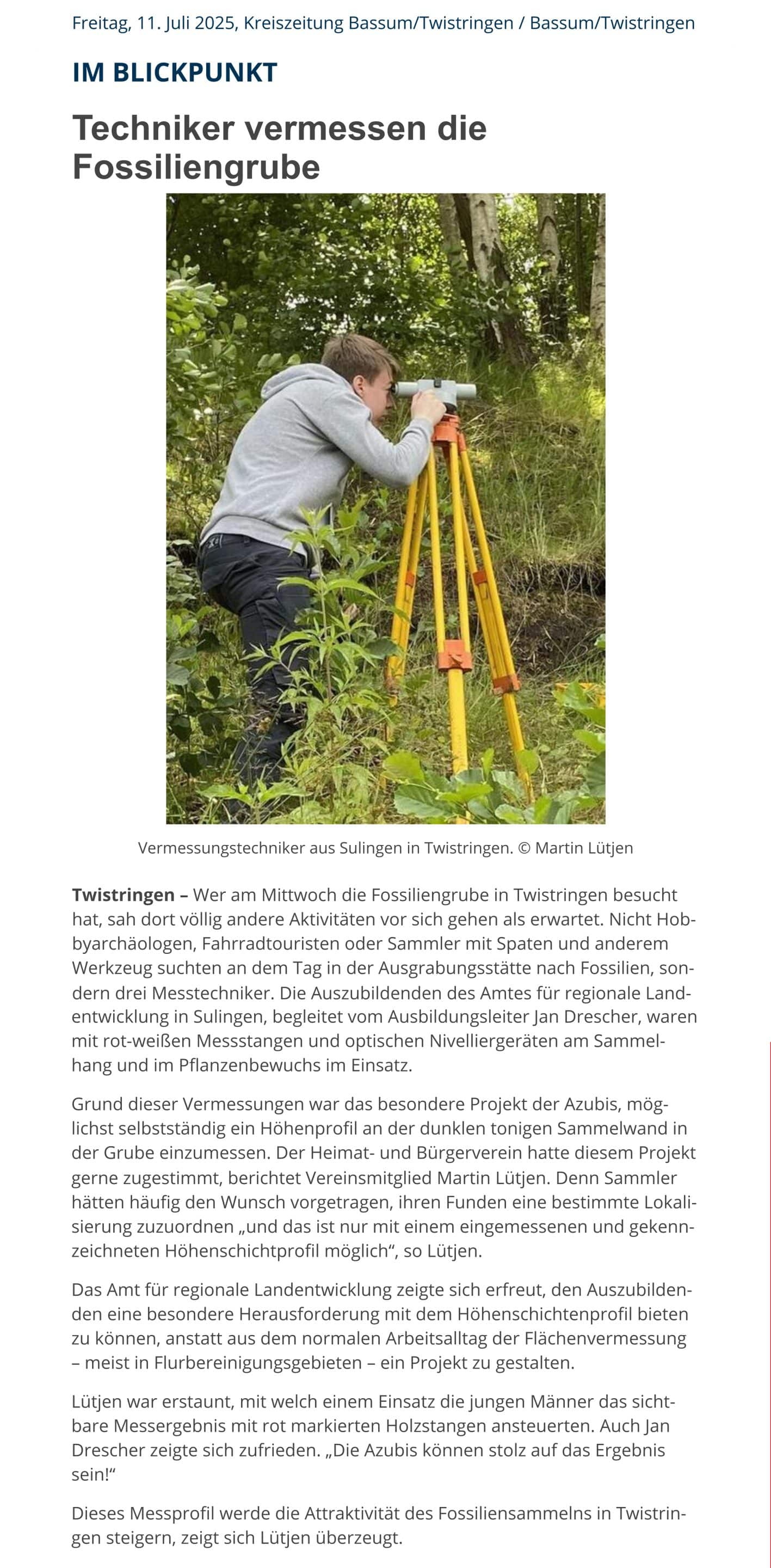 Kreiszeitung-FossilienGrube-Twistringen_11-07-2025