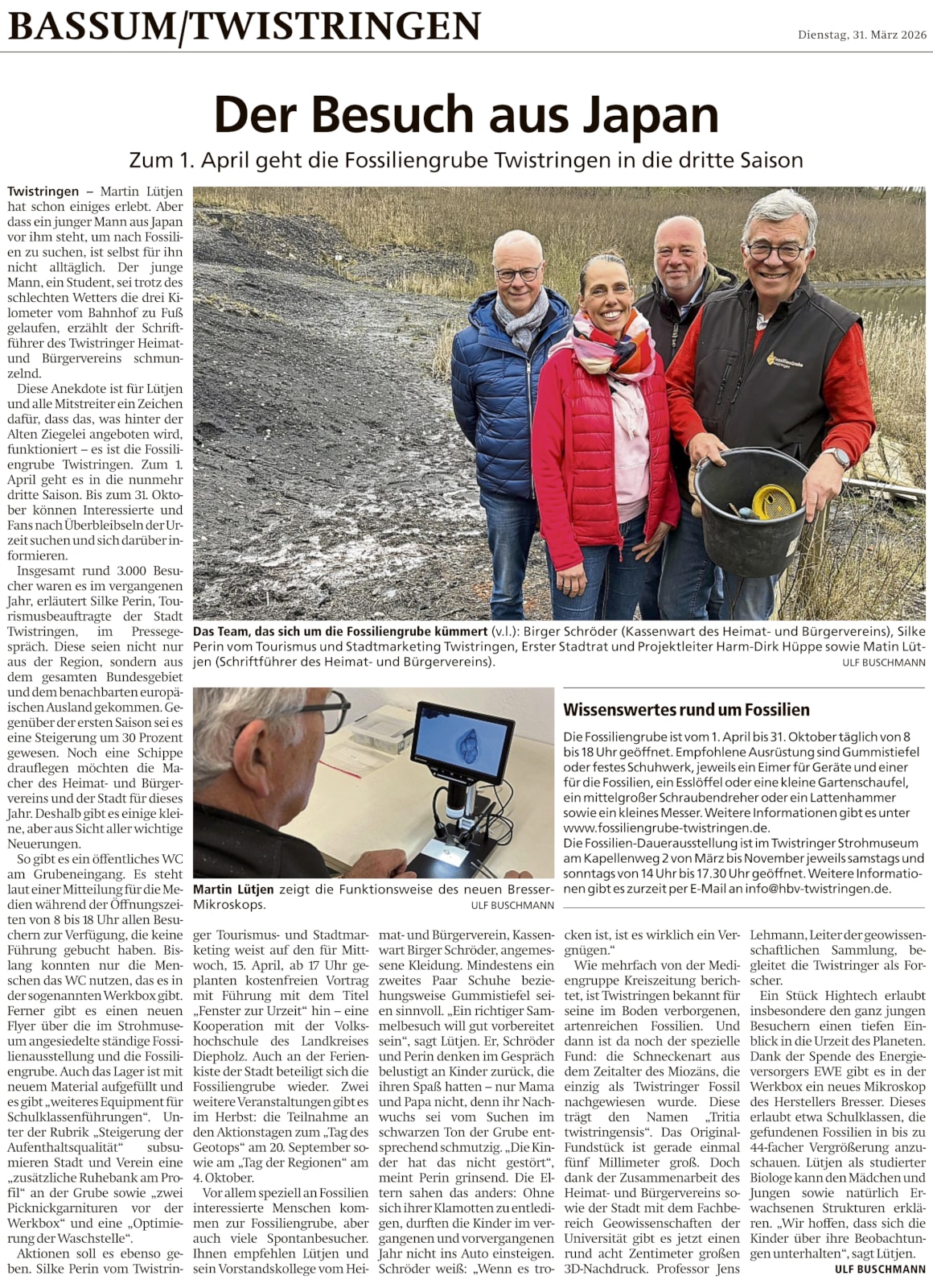 Artikel Kreiszeitung, 13.03.2026